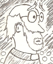 Rowan Williams caricature